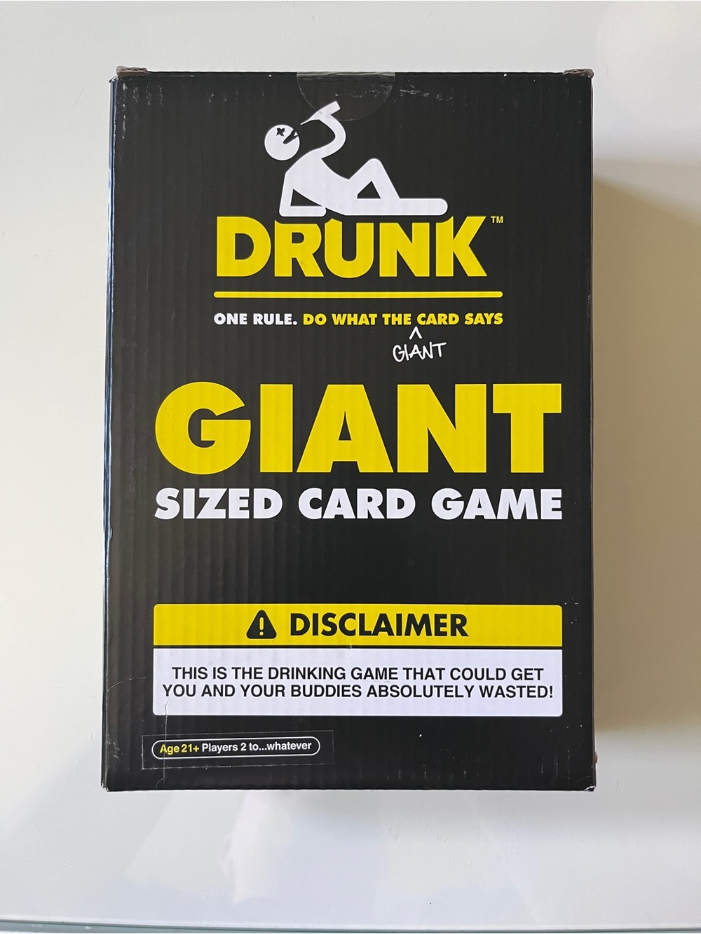 Unk Drunk Giant Sized Card Game Brand New
